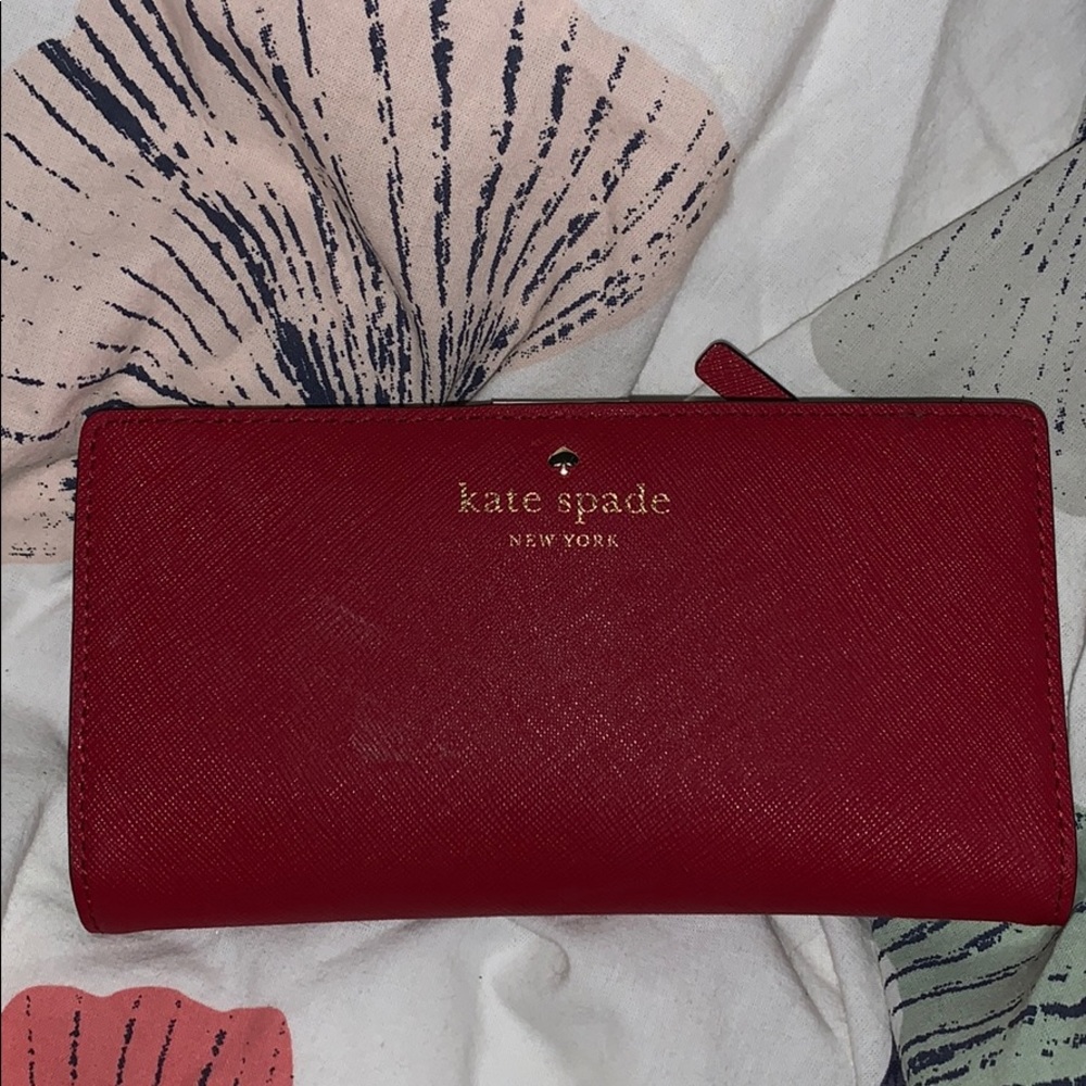 Kate Spade red wallet